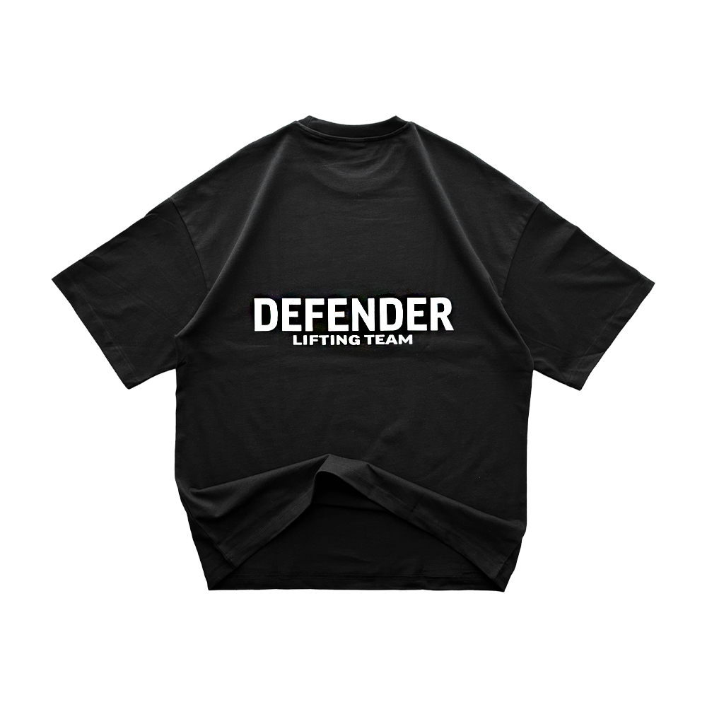 Lifting Team Oversize T-Shirt - Black