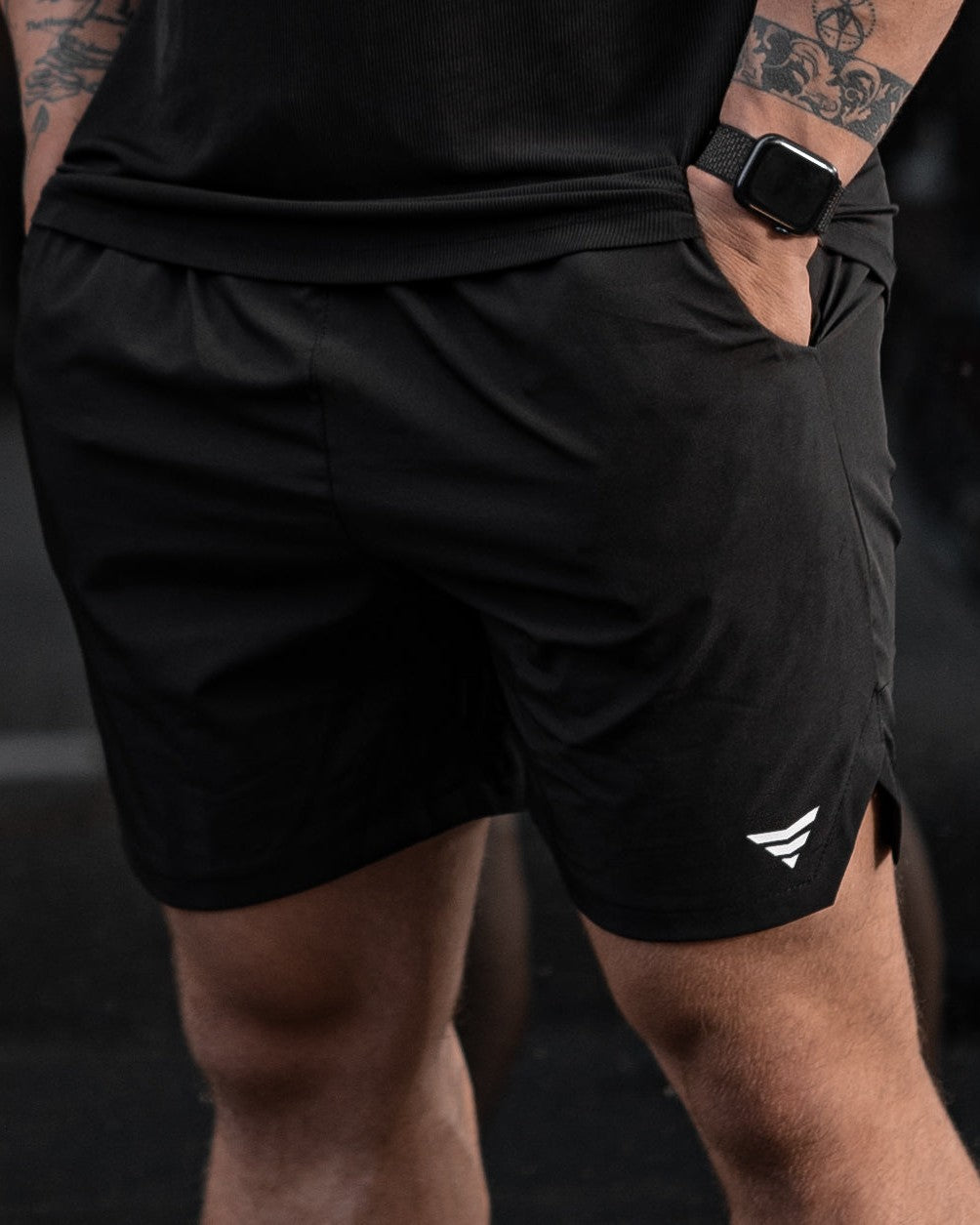 Performance 5 inch Shorts worn