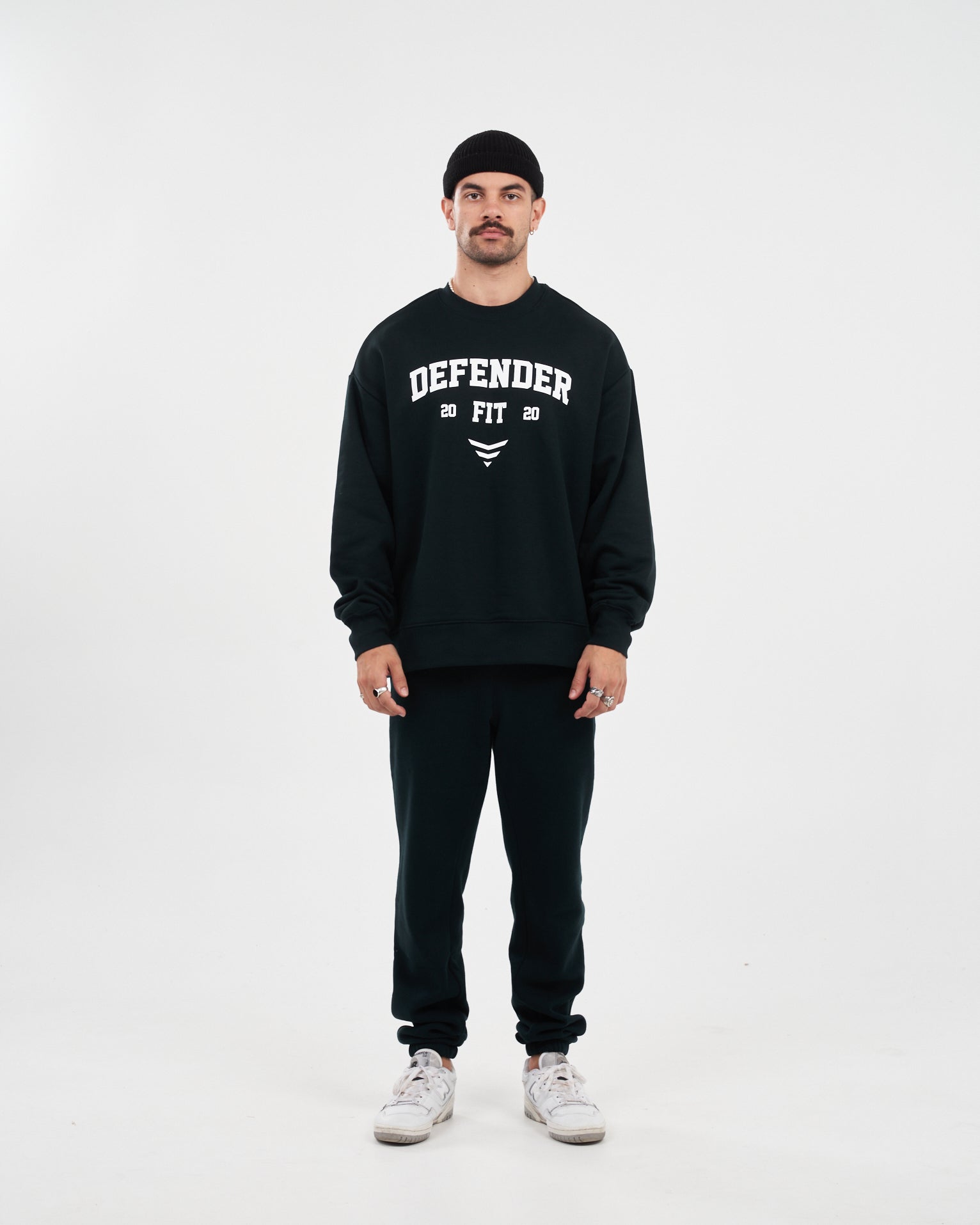 College Winter Crewneck - Forest Green