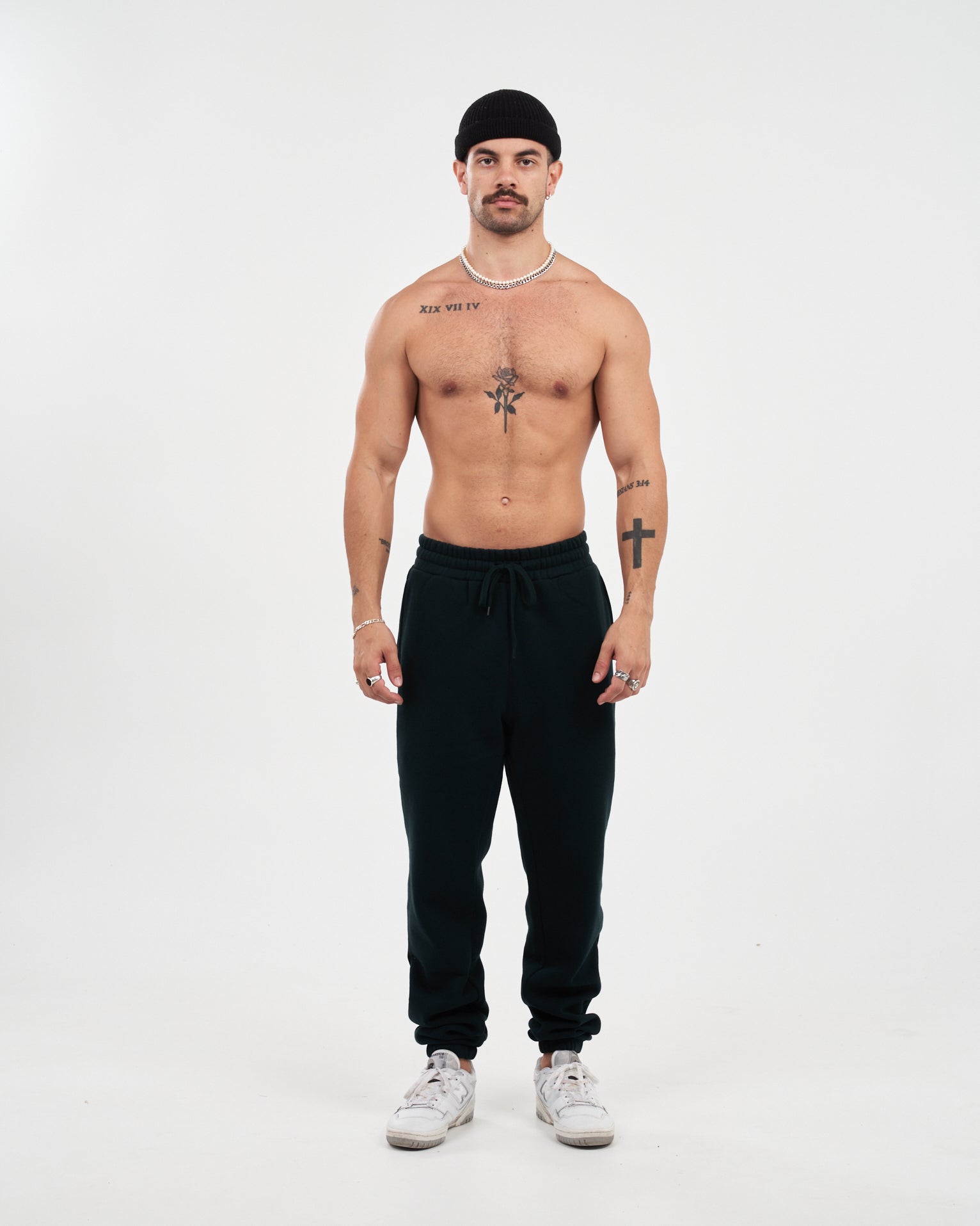 College Winter Joggers - Forest Green