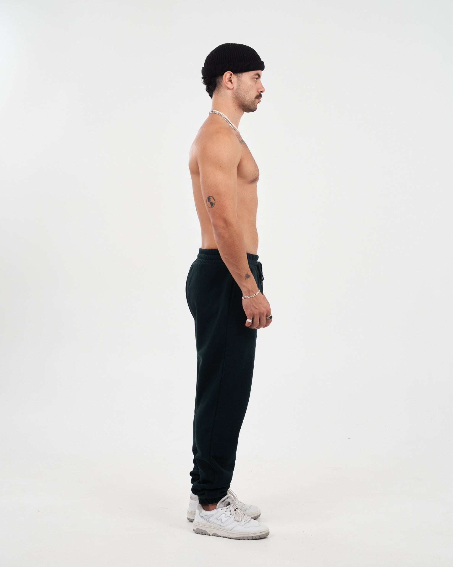College Winter Joggers - Forest Green