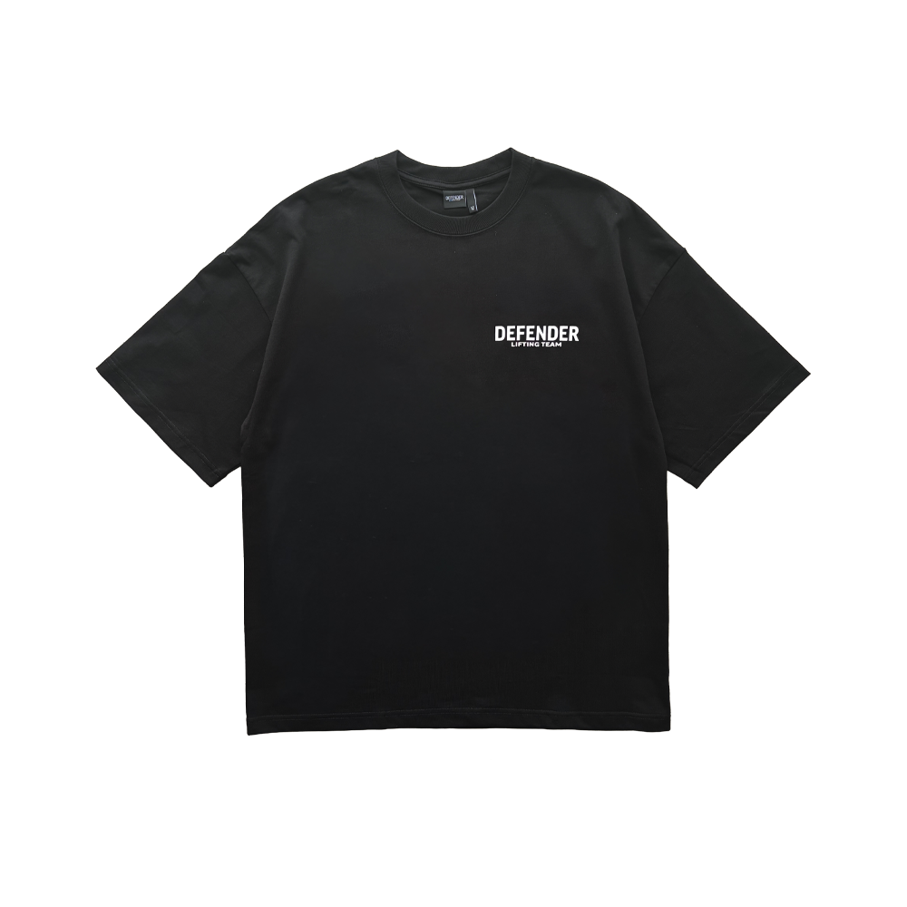 Lifting Team Oversize T-Shirt — Black
