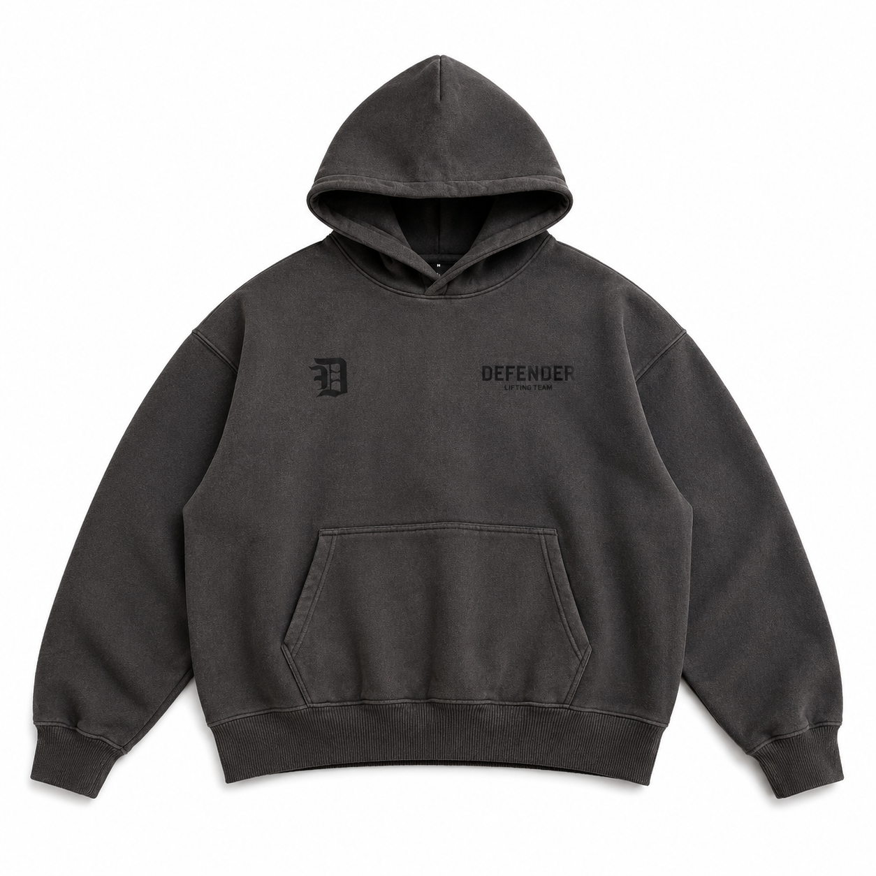 DF Logo Hoodie - Charcoal