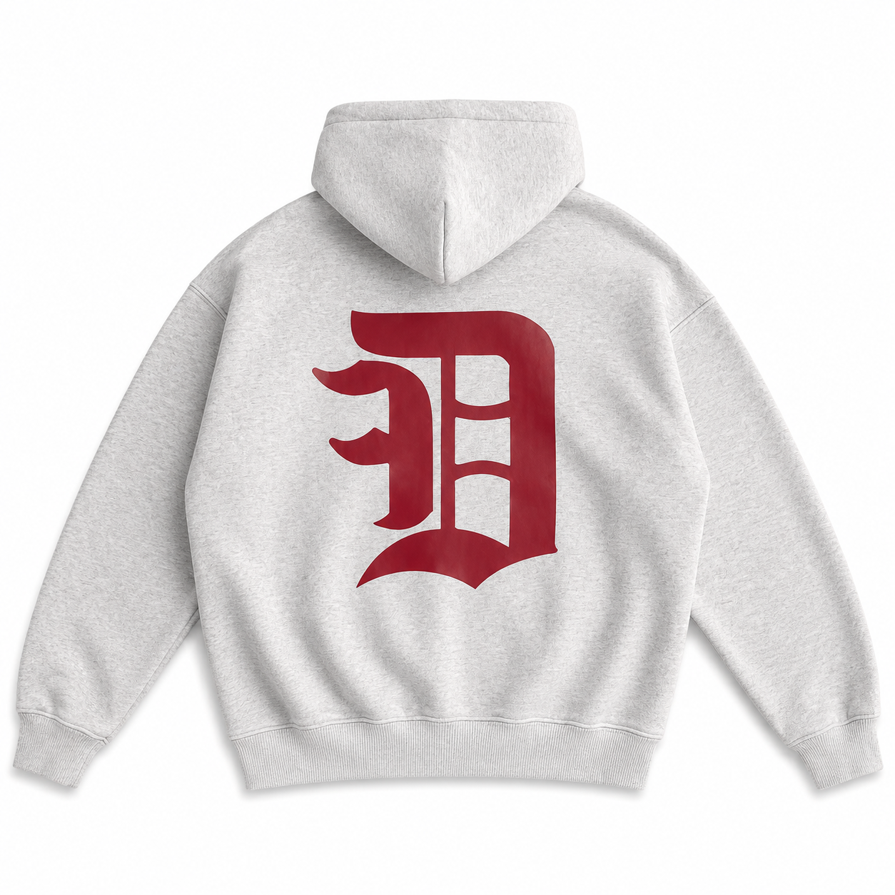 DF Logo Hoodie - White Marle