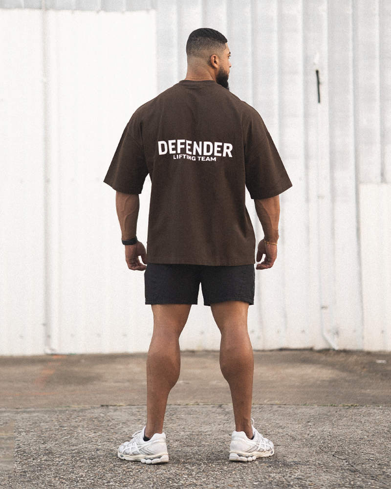 Lifting Team Tee Chocolate Brown #Color_Chocolate Brown