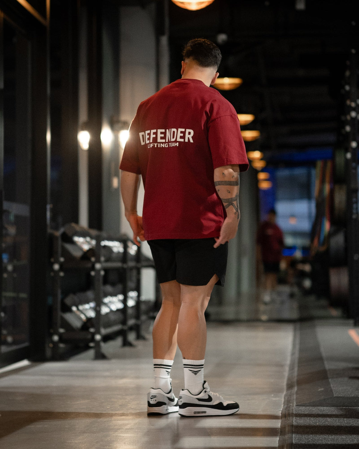 Lifting Team Tee Maroon #Color_Maroon