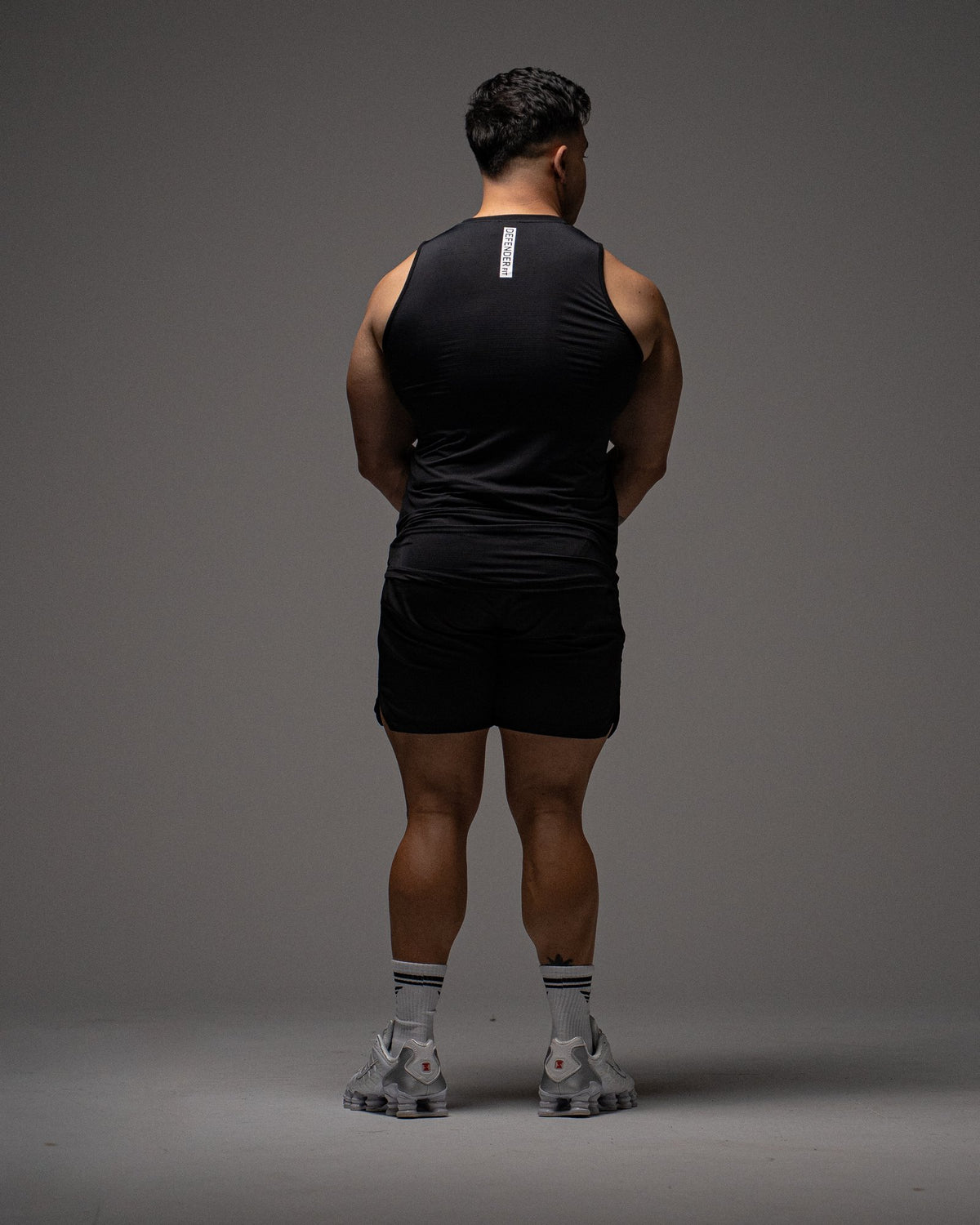 Performance Pro Tank Black on body back